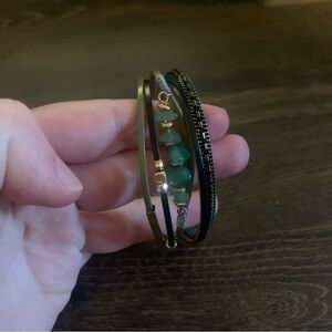 Layered turqoise bracelet